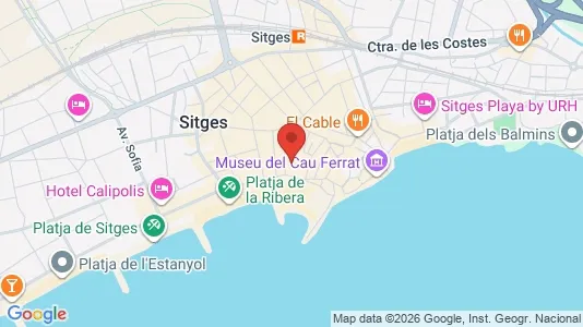 Apartments for rent i Sant Pere de Ribes - kort over placeringen