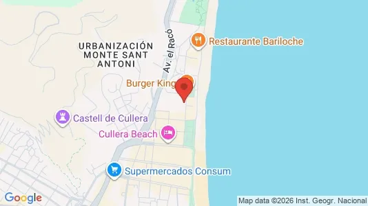 Apartments for rent in Cullera - Photo from Google Street View