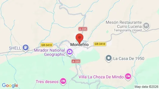 Houses for rent i Montefrío - kort over placeringen