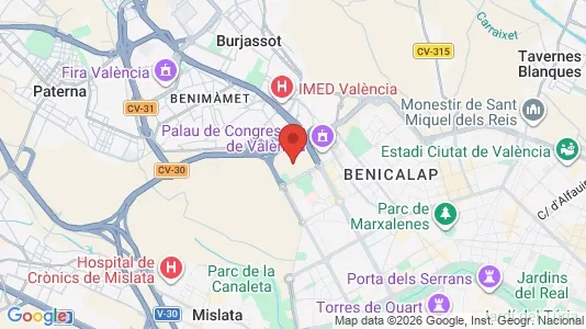 Houses for rent i Beniferri - kort over placeringen