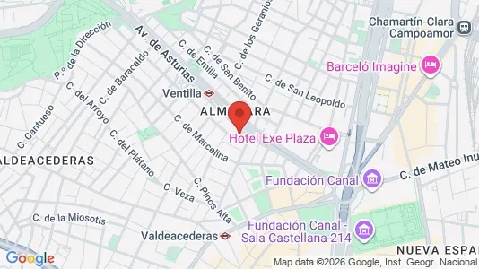 Apartments for rent i Madrid Fuencarral-El Pardo - kort over placeringen