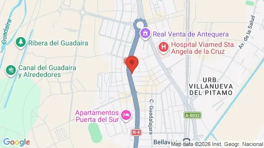 Apartments for rent i Fuente del Rey - kort over placeringen