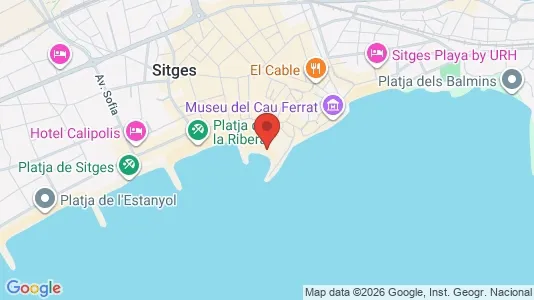 Apartments for rent i Sant Pere de Ribes - kort over placeringen
