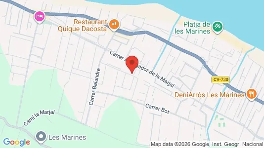 Apartments for rent in Dénia - Photo from Google Street View
