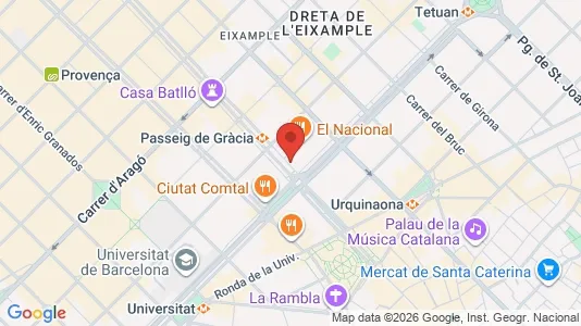 Apartments for rent in Barcelona Eixample - Photo from Google Street View