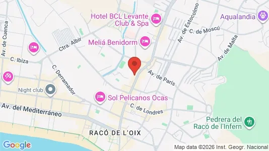 Apartments for rent in Benidorm - Photo from Google Street View