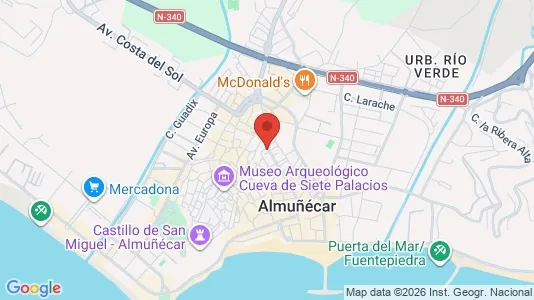 Apartments for rent i Almuñécar - kort over placeringen