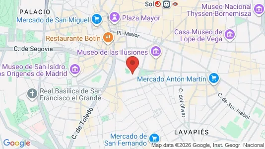 Apartments for rent in Madrid Centro - Photo from Google Street View