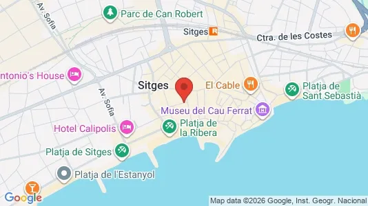Apartments for rent i Sant Pere de Ribes - kort over placeringen