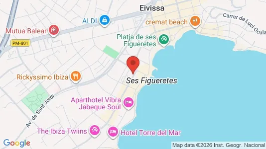 Apartments for rent i Eivissa - kort over placeringen