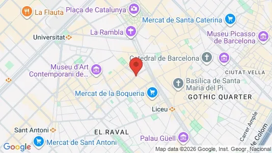 Apartments for rent in Barcelona Ciutat Vella - Photo from Google Street View