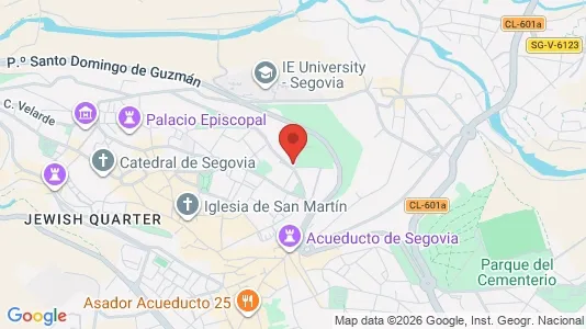 Apartments for rent i Segovia - kort over placeringen