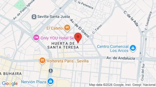 Apartments for rent i Huerta de Santa Teresa - kort over placeringen