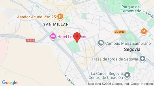 Apartments for rent i Segovia - kort over placeringen