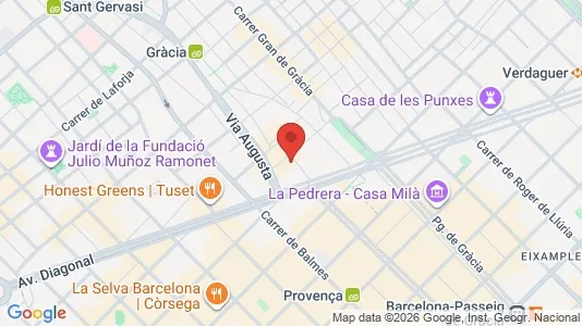 Apartments for rent in Barcelona Sarrià-St. Gervasi - Photo from Google Street View