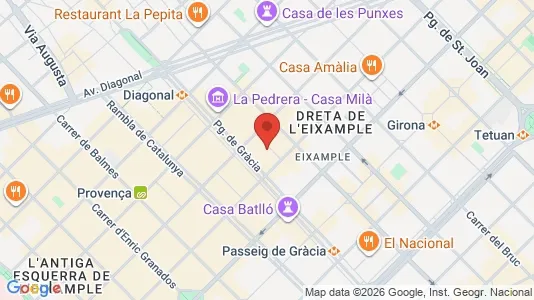 Apartments for rent in Barcelona Eixample - Photo from Google Street View