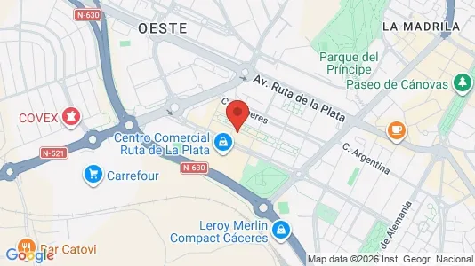 Apartments for rent in Cáceres - Photo from Google Street View
