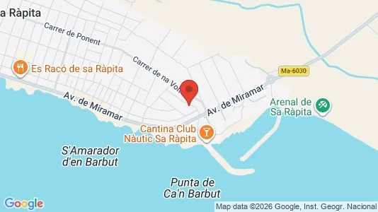 Apartments for rent i Campos - kort over placeringen
