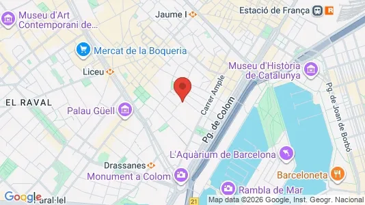 Apartments for rent in Barcelona Ciutat Vella - Photo from Google Street View