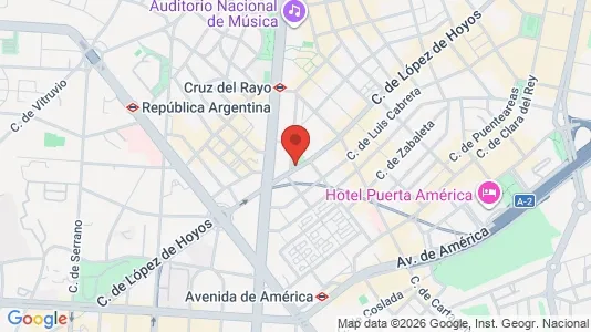 Apartments for rent in Madrid Chamartín - Photo from Google Street View