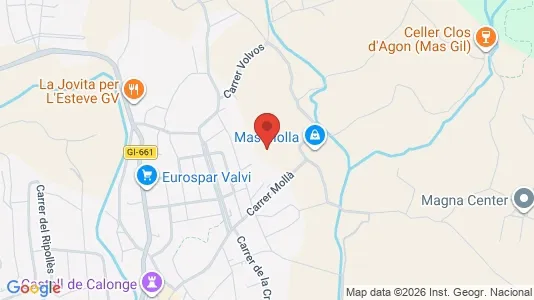 Apartments for rent i Calonge - kort over placeringen