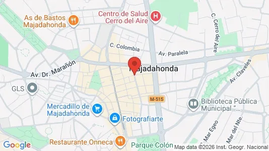 Apartments for rent i Majadahonda - kort over placeringen