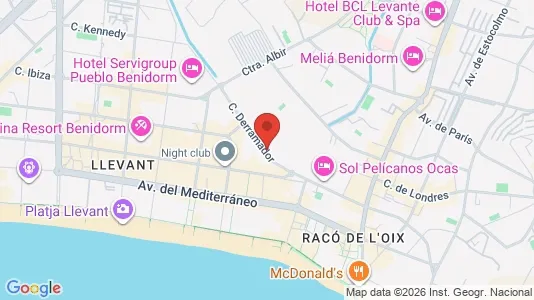 Apartments for rent in Benidorm - Photo from Google Street View
