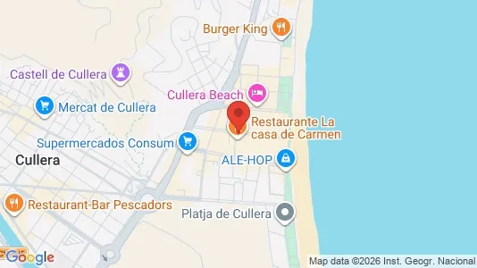 Apartments for rent in Cullera - Photo from Google Street View