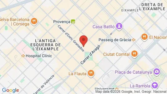 Apartments for rent in Barcelona Eixample - Photo from Google Street View