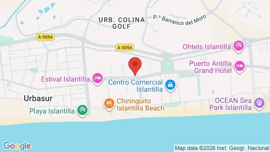 Apartments for rent i Isla Cristina - kort over placeringen