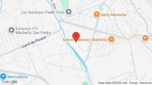 Apartments for rent i Marbella - kort over placeringen