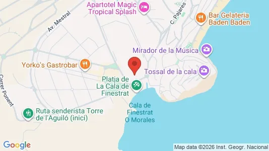 Apartments for rent in Finestrat - Photo from Google Street View