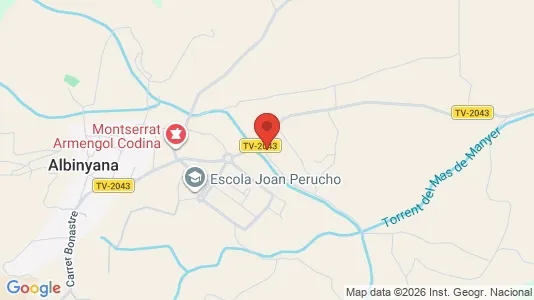 Apartments for rent in Albinyana - Photo from Google Street View