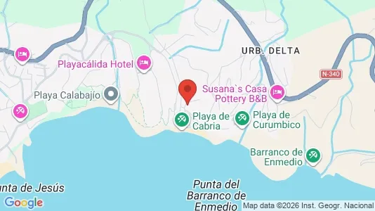 Apartments for rent i Almuñécar - kort over placeringen