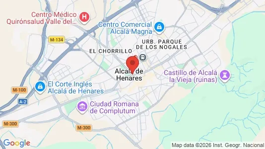Houses for rent i Alcalá de Henares - kort over placeringen