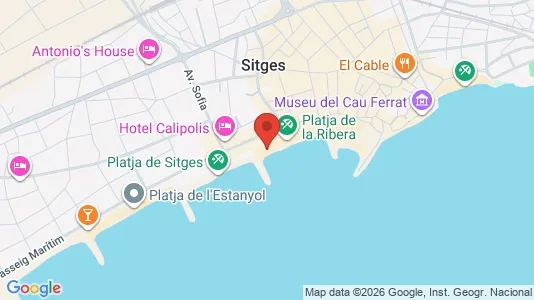 Apartments for rent i Sant Pere de Ribes - kort over placeringen