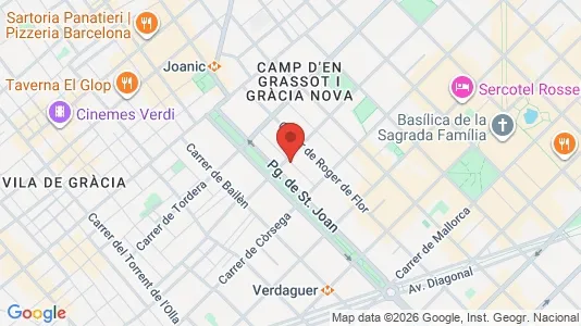 Apartments for rent in Barcelona Eixample - Photo from Google Street View