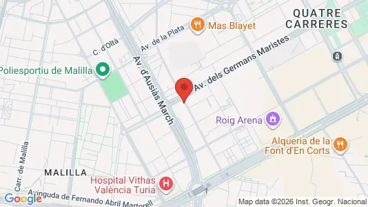Apartments for rent i la Punta - kort over placeringen
