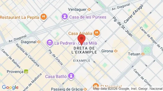 Apartments for rent in Barcelona Eixample - Photo from Google Street View