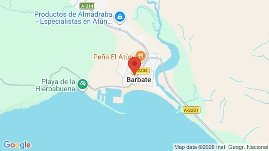 Houses for rent i Barbate - kort over placeringen