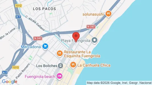 Apartments for rent i Fuengirola - kort over placeringen