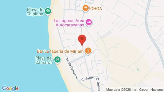 Apartments for rent i Chipiona - kort over placeringen