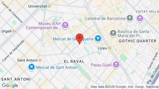 Apartments for rent in Barcelona Ciutat Vella - Photo from Google Street View