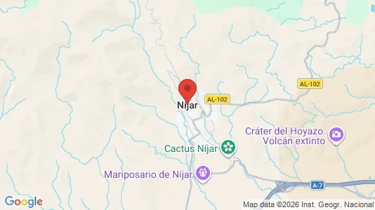 Houses for rent i Níjar - kort over placeringen