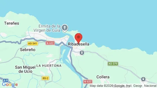 Houses for rent i Ribadesella - kort over placeringen