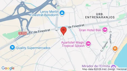 Apartments for rent in Finestrat - Photo from Google Street View