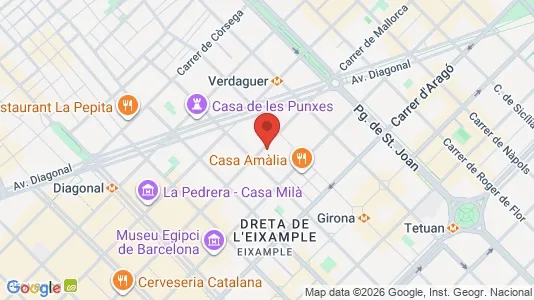Apartments for rent in Barcelona Eixample - Photo from Google Street View