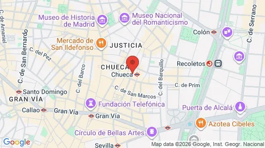 Apartments for rent i Madrid Centro - kort over placeringen