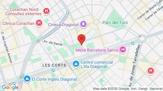 Apartments for rent in Barcelona Sarrià-St. Gervasi - Photo from Google Street View