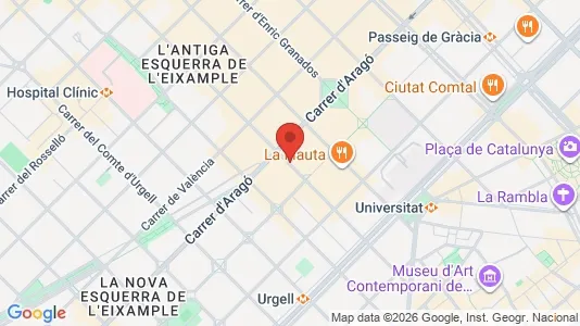 Apartments for rent in Barcelona Eixample - Photo from Google Street View